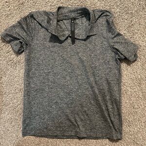 lululemon athletica Gray Polo Shirt